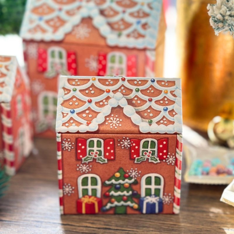 聖誕拐杖薑餅屋糖果禮盒(小)【英國糖迷你包2包入】 - 零食/點心 - 其他材質 橘色