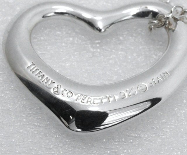 日本直送】ティファニー TIFFANY&Co. オープンハート ネックレス