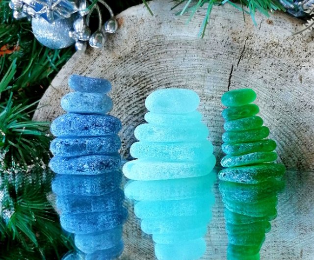 シーグラスアートNo657・イベント・一年間・2Lサイズ・天然石使用 シーグラスアート 天然石アート shell flower