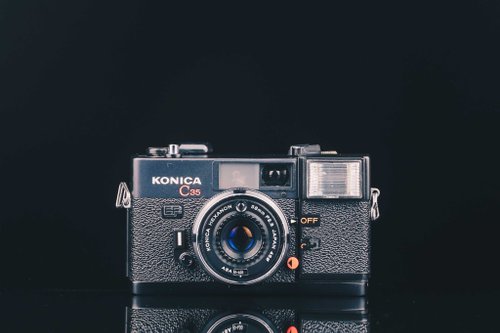 瑞克先生-底片相機專賣 KONICA C35 EF #8159 #135底片相機