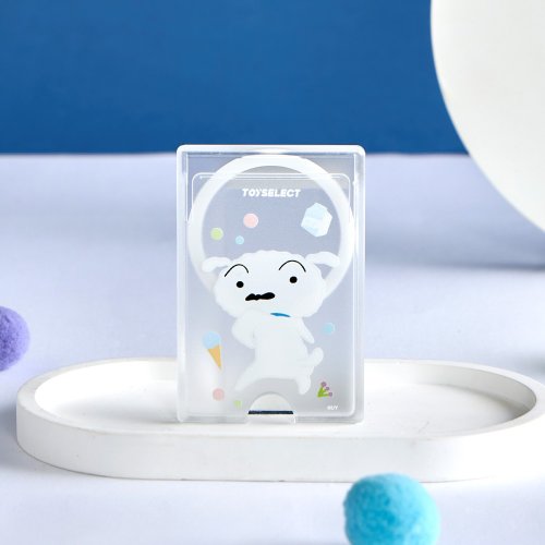 TOYSELECT 蠟筆小新舞動小白MagSafe磁吸卡片夾