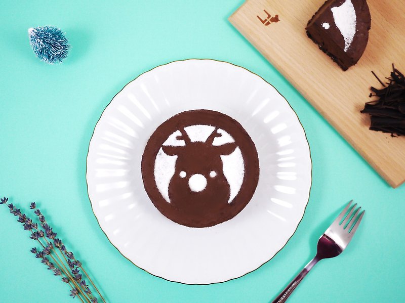 CONCENTRATED raw chocolate cheesecake - Christmas Limited -4 inches - ของคาวและพาย - อาหารสด 