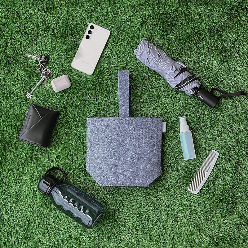 Roommate羊毛氈提袋 - 手提包/手提袋 - 其他材質 灰色