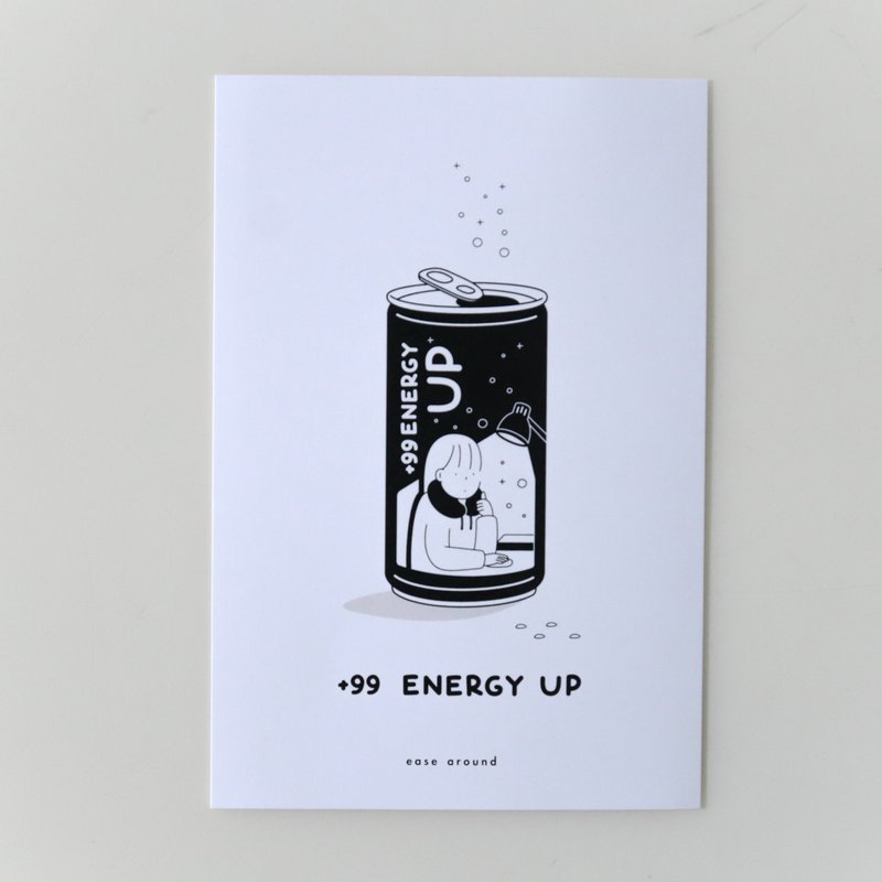 Postcard - +99 Energy Up - การ์ด/โปสการ์ด - กระดาษ ขาว