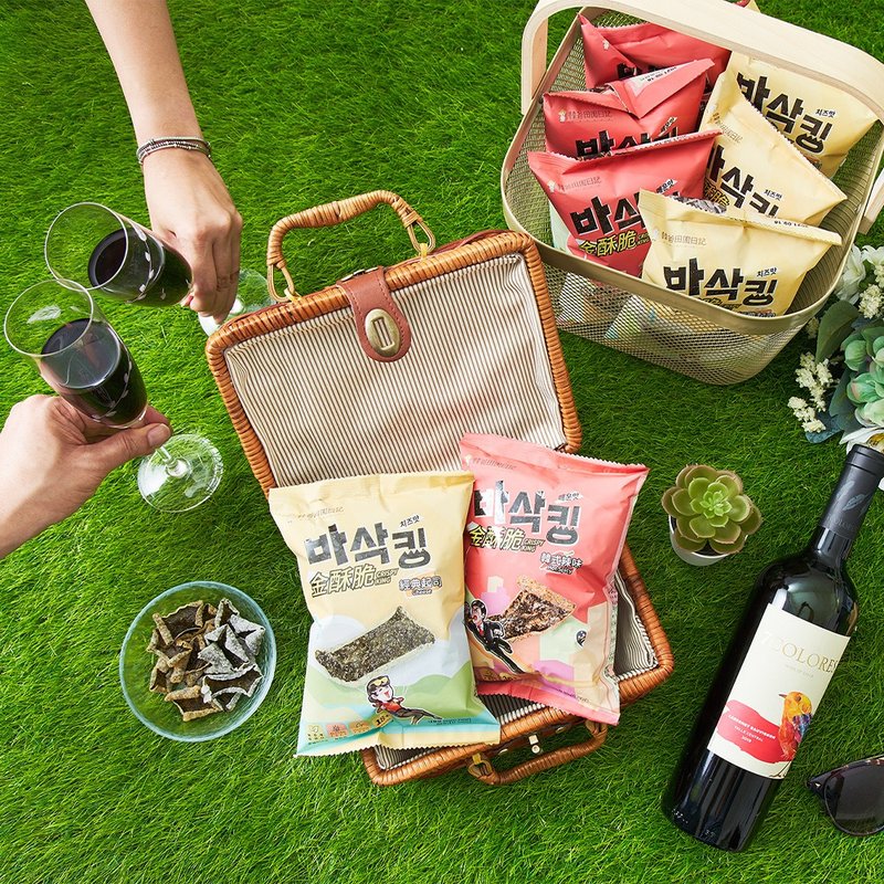 韓爸田園日記-金酥脆海苔片 - 零食/點心 - 新鮮食材 多色