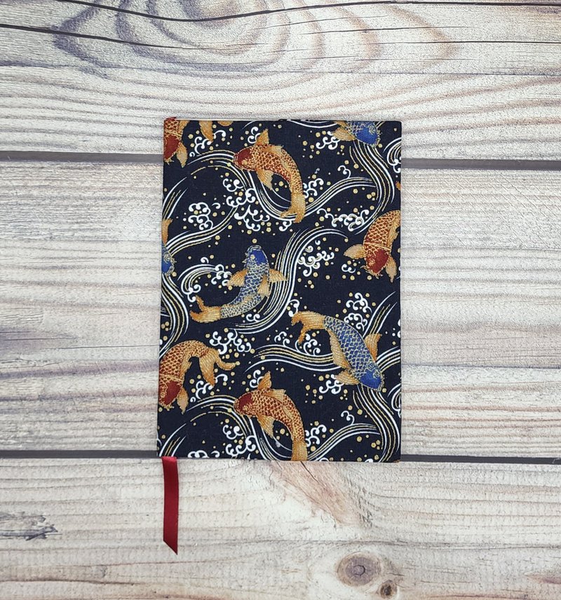 Book Cover/Book Jacket -  Japanese Koi Fish Pattern - 書衣/書套 - 其他材質 