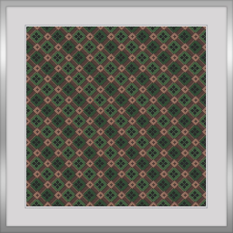 Sampler #13 Cross Stitch Pattern PDF. Geometric Cross Stitch. Ornament pattern - 編織/羊毛氈/布藝 - 繡線 