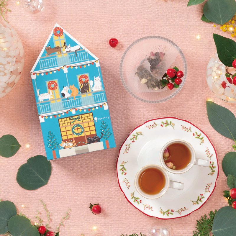 【聖誕禮盒】 精選花茶禮盒 | 香港製造 社企禮物 天然健康 減壓 - 茶葉/茶包 - 新鮮食材 多色