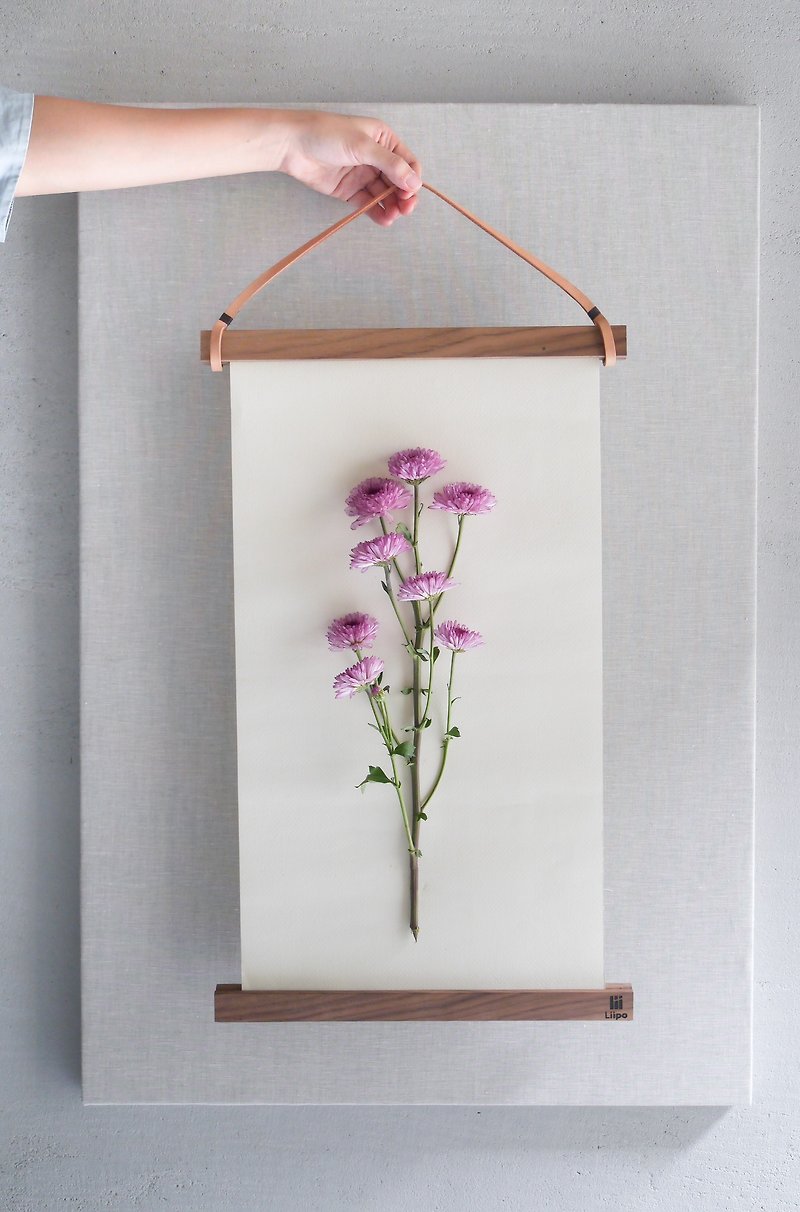 Wooden Poster Hanger / Poster M / M - Posters - Wood Brown