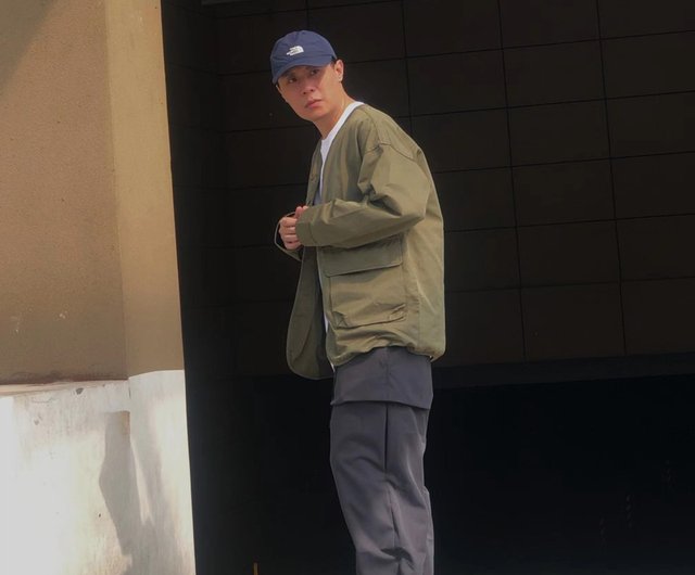 日本軍風 CITYBOY ゆったり 大きめポケット ウォッシュド 古着