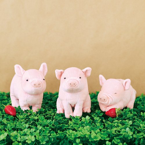 FELISSIMO (授權販售) Pinkoi 品牌形象館 【YOU+MORE!】三隻小豬造型收納包