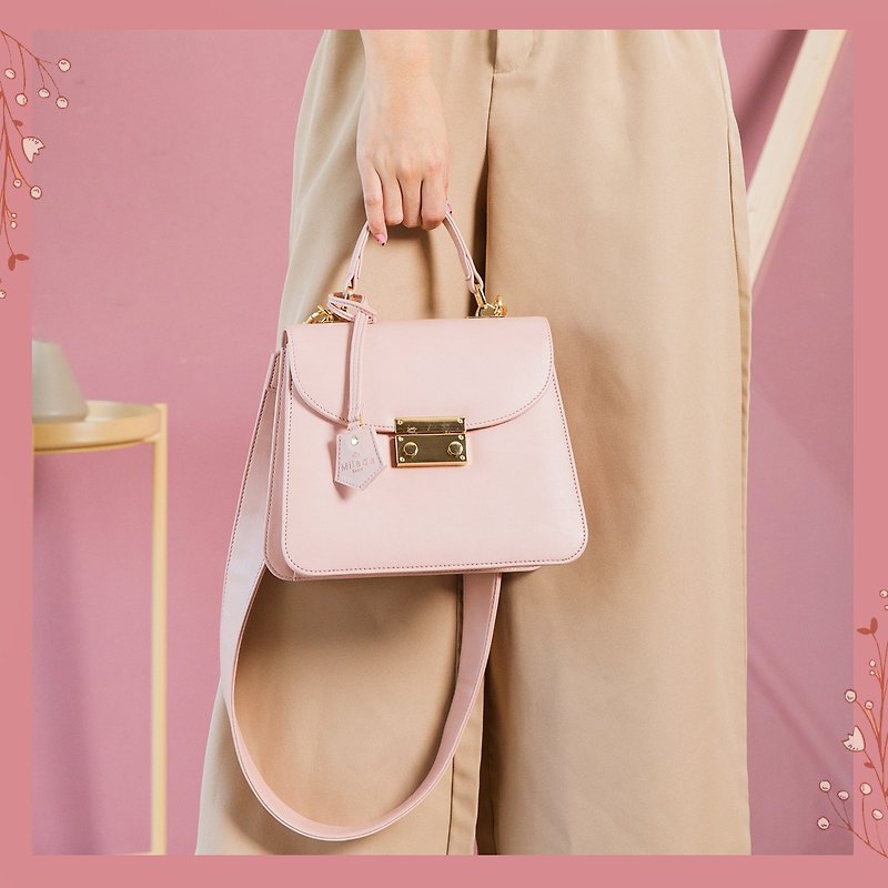Reine  Cloud Pink - Handbags & Totes - Faux Leather Pink
