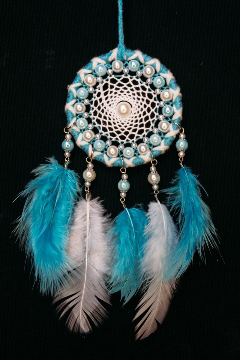 Handmade Dreamcatcher - 【Bubble-Blue】 - Items for Display - Other Materials Blue