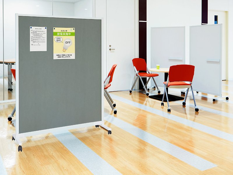 【PLUS】Fabric double-sided screen whiteboard - Other Furniture - Other Materials Multicolor