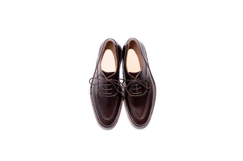 CYG_brn_Goodyear Process - รองเท้าอ็อกฟอร์ดผู้ชาย - หนังแท้ สีนำ้ตาล