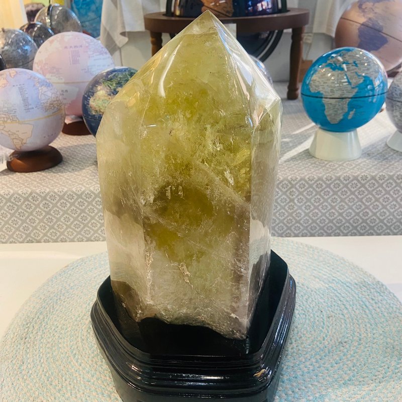 黃水晶柱 招財 友誼之石 聚財 偏財運 A064 - 擺飾/家飾品 - 水晶 黃色