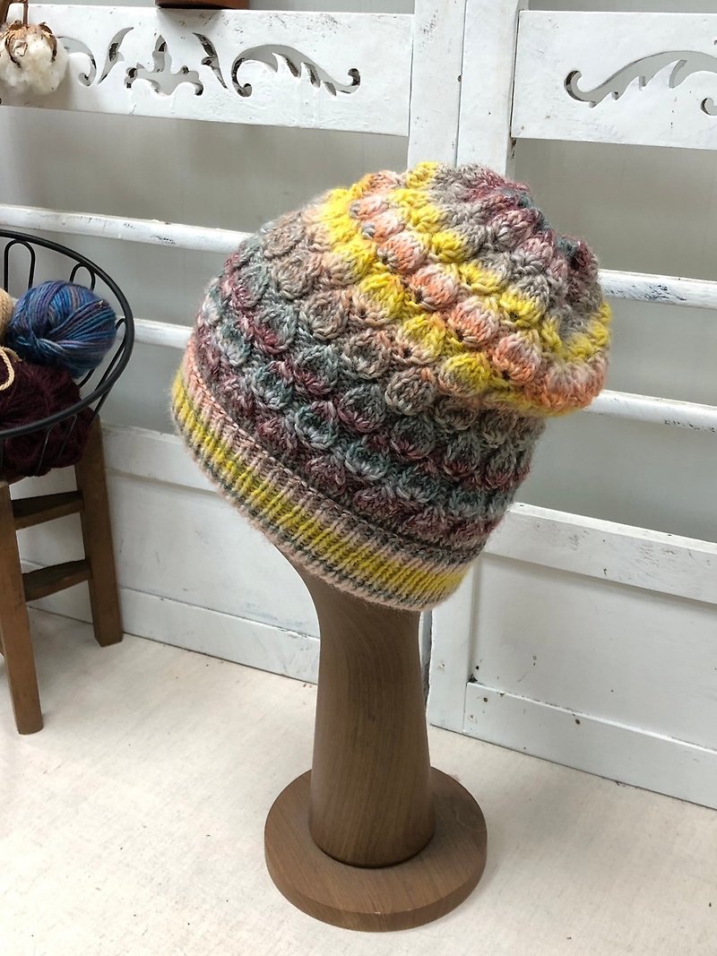 ChiChi handmade-entering the autumn wilderness-reflective hat-wool hat - หมวก - ขนแกะ หลากหลายสี