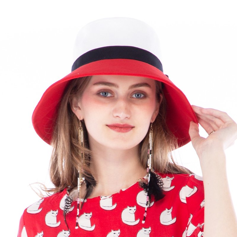 ATIPA Madame Derby Trio Wide brim hat  (Sun UV Protection) - Hats & Caps - Cotton & Hemp Multicolor