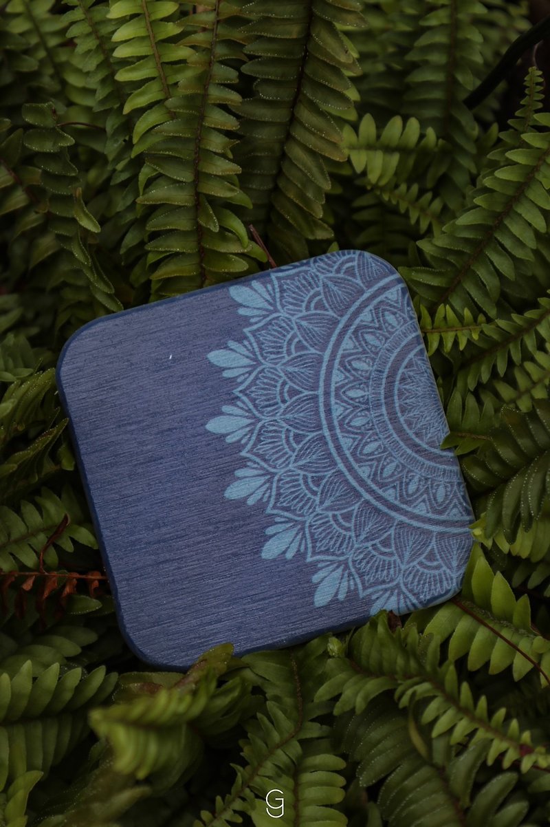 GJ coaster - Coasters - Other Materials Blue