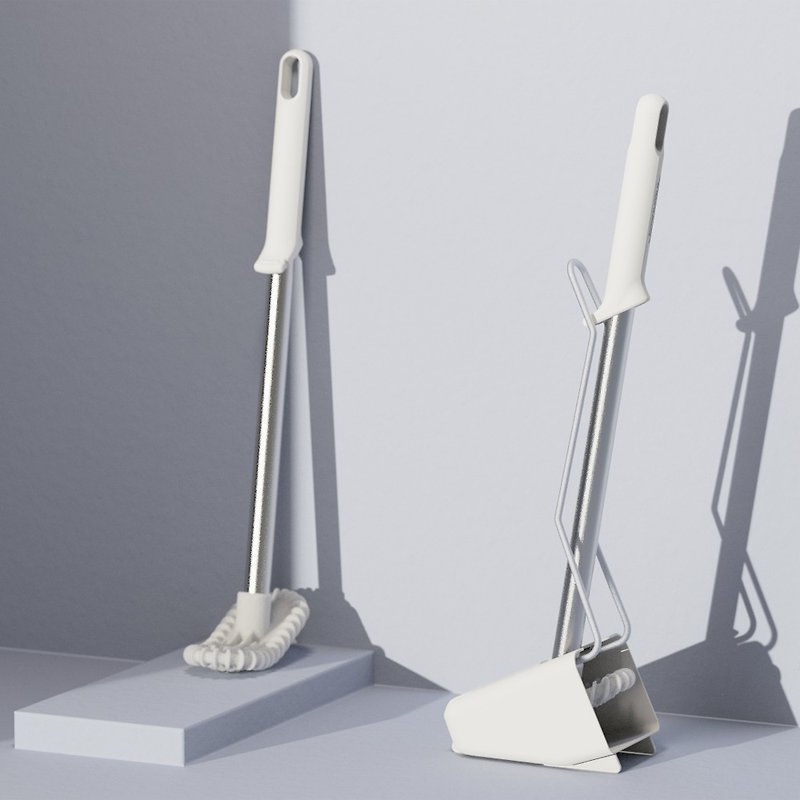 Tidy Brush | Revolutionary Toilet Cleaning Tool x2 - อุปกรณ์ห้องน้ำ - ซิลิคอน ขาว