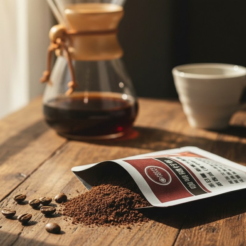 自選 咖啡隨行包-11B | 增量60% 五包咖啡粉 免磨現沖 精品咖啡 - 咖啡/咖啡豆 - 其他材質 咖啡色