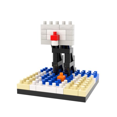 Archbrick Archbrick 小籃球場 Pixel 積木 Nanoblock