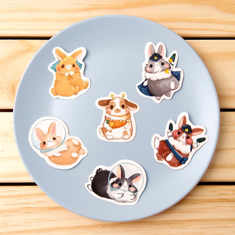 Universe bunny-Sticker pack - Stickers - Paper 