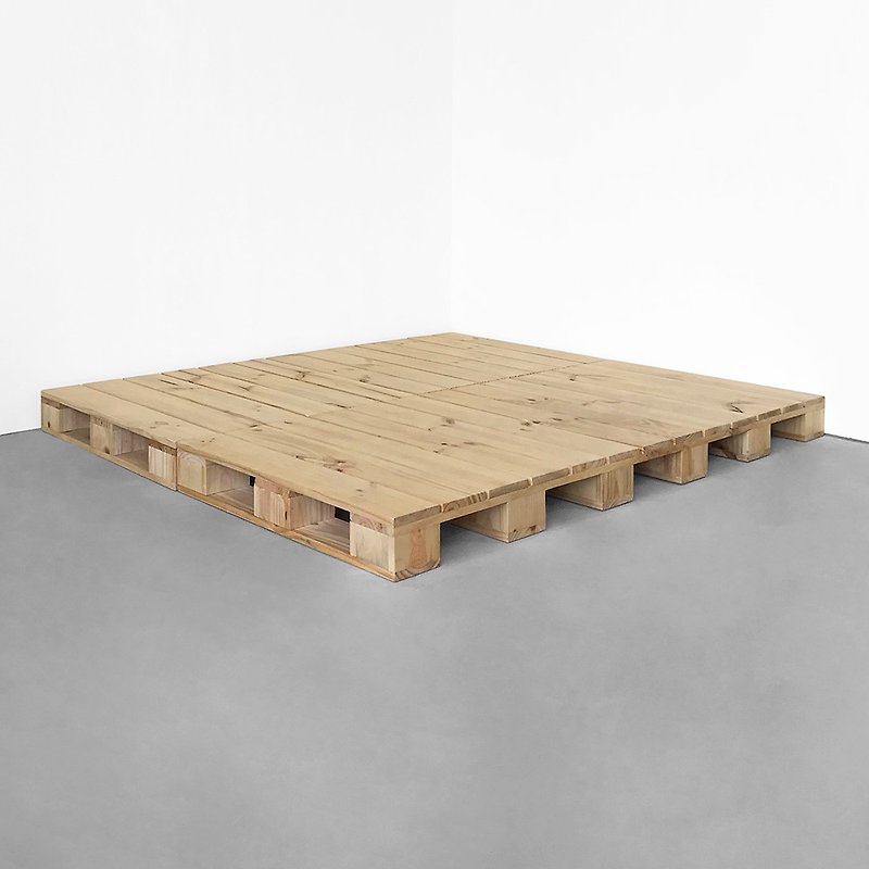 木棧板床架 (無床頭片) 分尺寸 客製 CU070 - 其他家具 - 木頭 咖啡色
