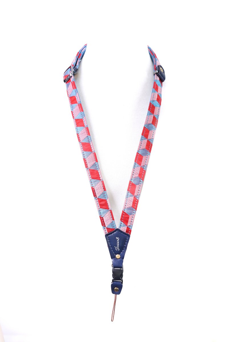 手機背帶1.8V型箭影刺繡緞面個性有款 設計館 Jouer8 Camera Accessories 掛繩/吊繩 Pinkoi