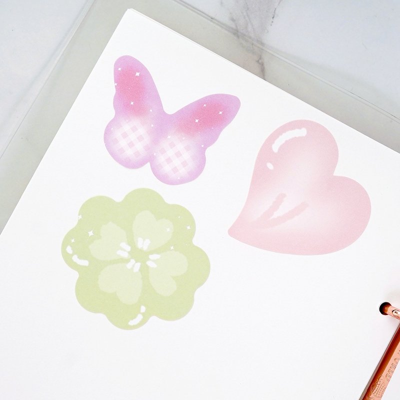 Spring memo stickers set - สติกเกอร์ - กระดาษ 