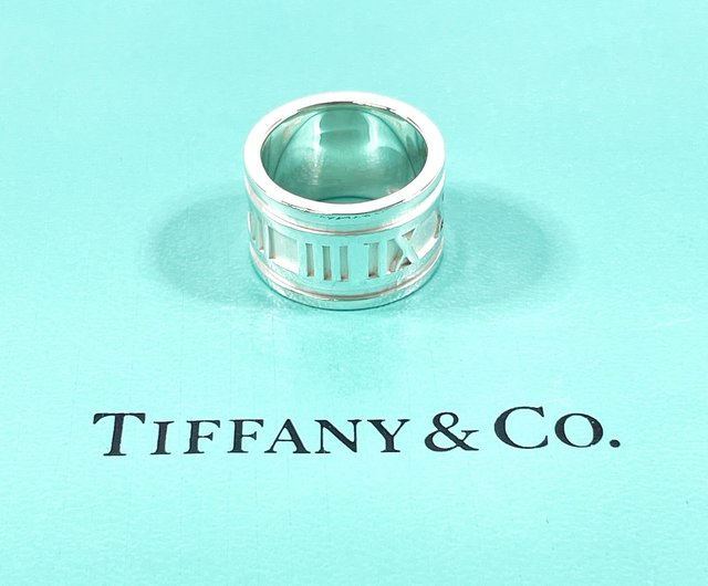 美品 TIFFANY&Co ティファニー アトラスリング 8 5号 SV925