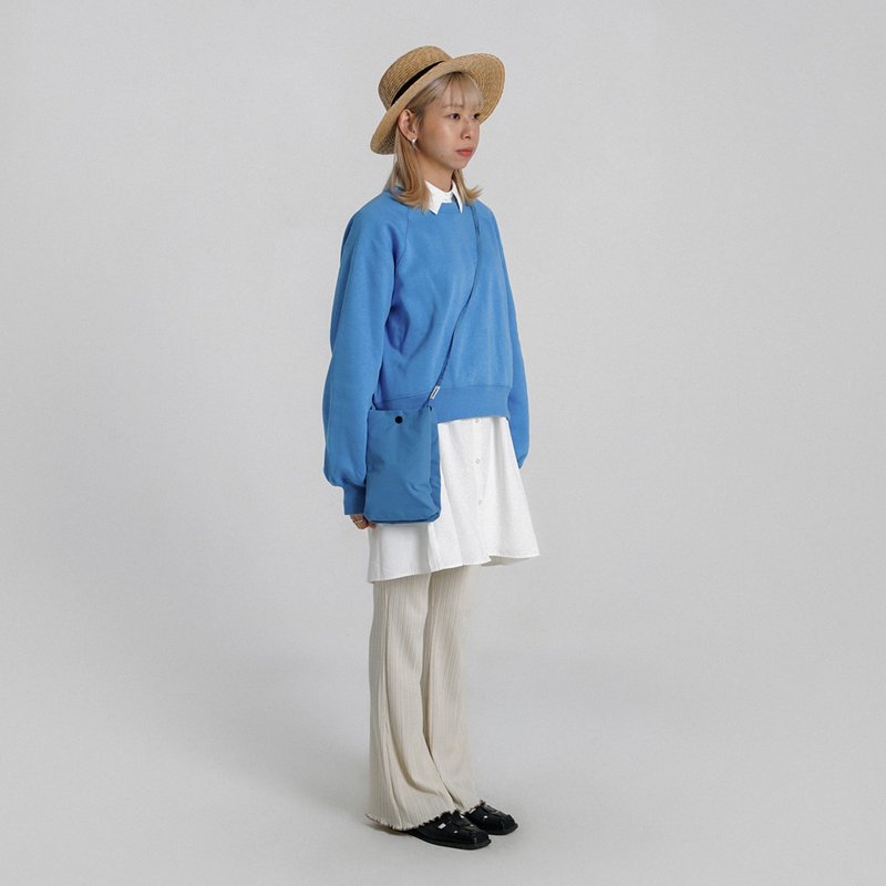 City系列 | 隨身小包 TOM (淡藍色) 迷你斜背包側背包手機袋 - 側背包/斜背包 - 尼龍 