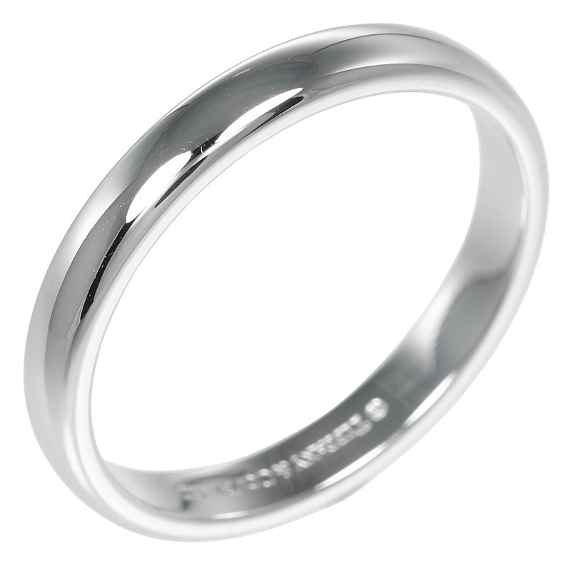 【日本直送】ティファニー TIFFANY&Co. フォーエバー クラシックバンド 16号 リング 指輪 3mmモデル Pt950プラチナ 約5.1g【中古】 - 戒指 - 貴金屬 銀色