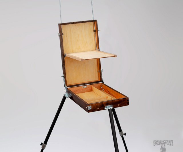 Pochade Box,french Wooden Easel for Painting in Nature Sketchbook