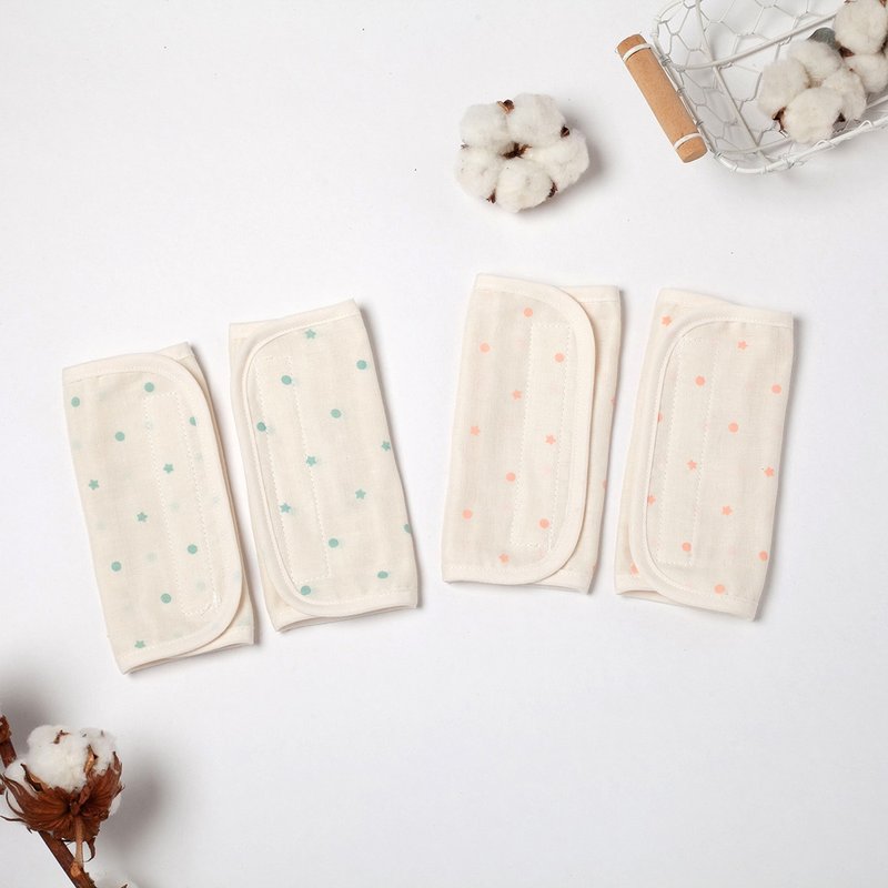 Organic Cotton Gauze Chewing Saliva Towel for Baby Carrier Straps - ผ้ากันเปื้อน - ผ้าฝ้าย/ผ้าลินิน หลากหลายสี