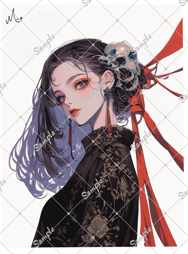 オリジナル人物ステッカー - 貼紙 - 紙 
