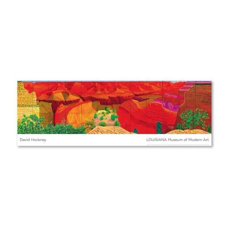 【原版海報】David Hockney/ A CLOSER GRAND CANYON - 海報/掛畫/掛布 - 紙 