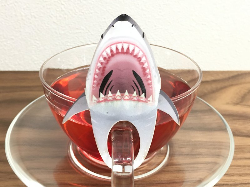 Abarenbo Shark Tea Bags Hibiscus Blend 3 Packs - ชา - กระดาษ สีแดง