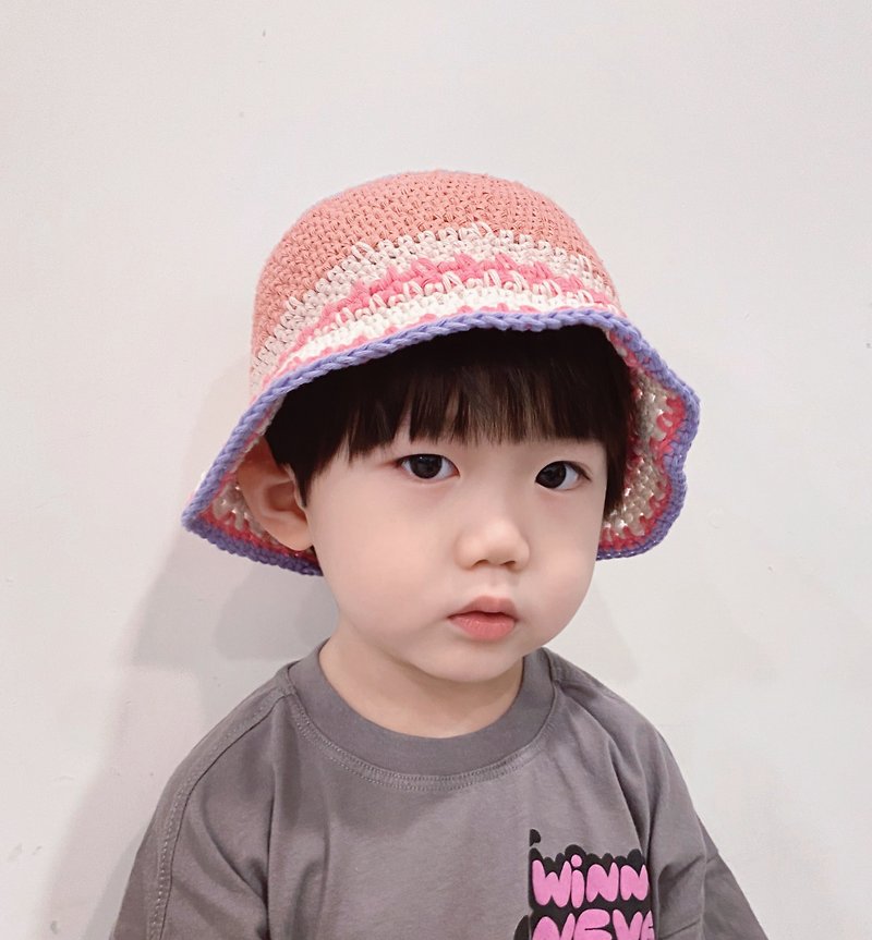 Children's Crochet Bucket Hat - Hats & Caps - Cotton & Hemp Multicolor