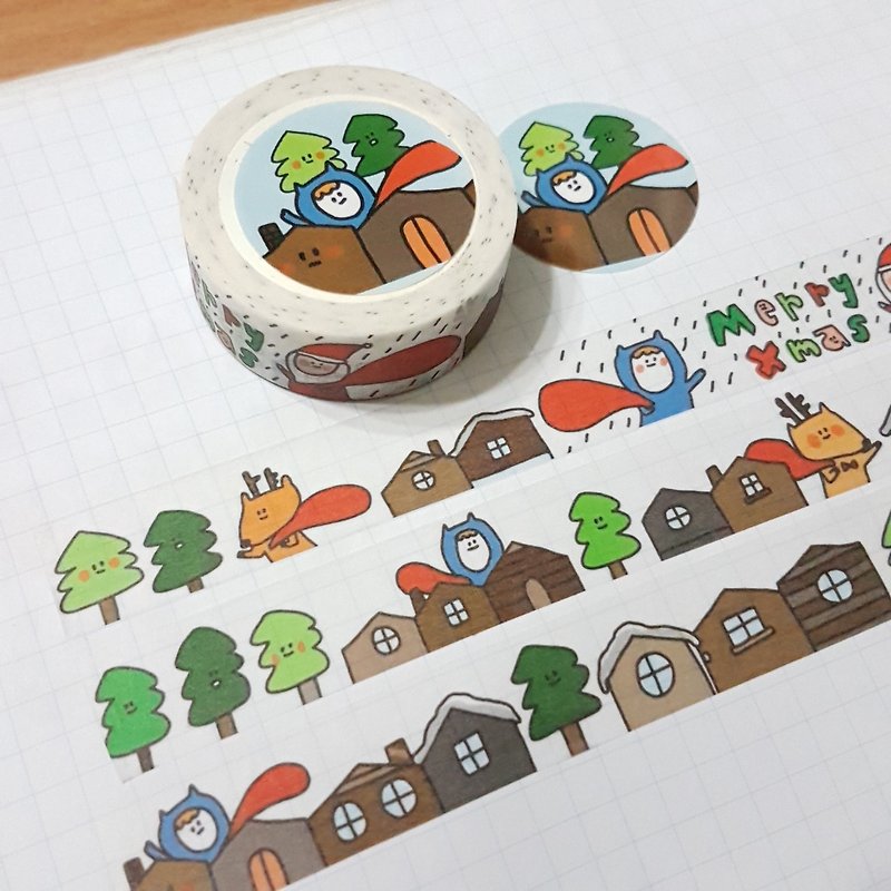 Ning's paper tape - Christmas paragraph # 5 - Washi Tape - Paper 