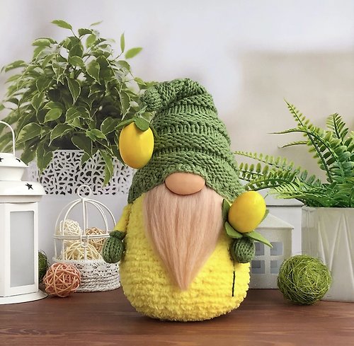 WorldAmiguruMe Spring gnome decor lemon, Home life, Kitchen decoration, Housewarming gift