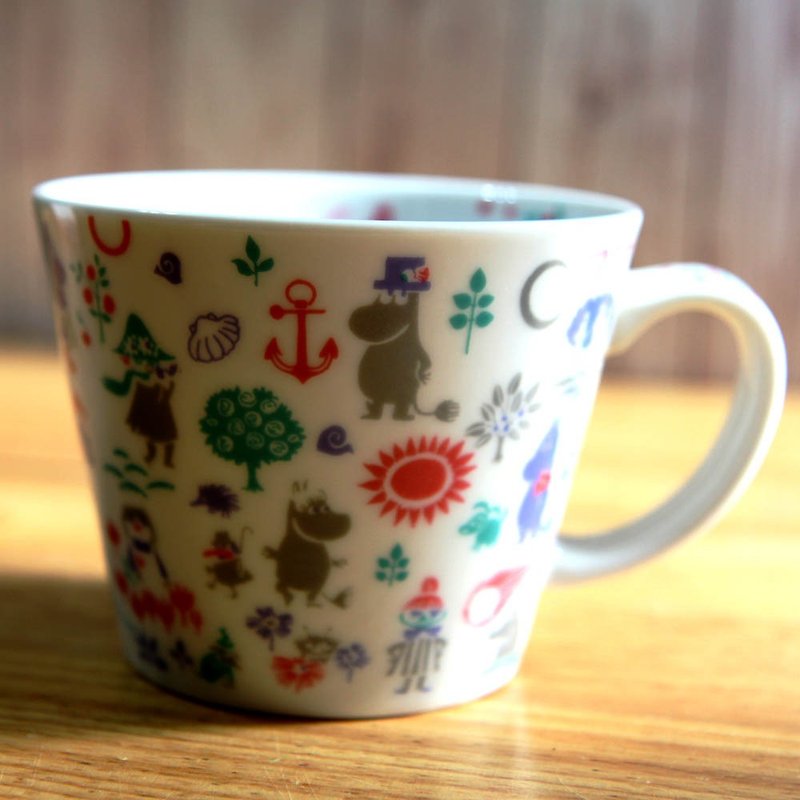 MOOMIN嚕嚕米-插圖系列(塗鴉)湯杯 - 咖啡杯 - 陶 