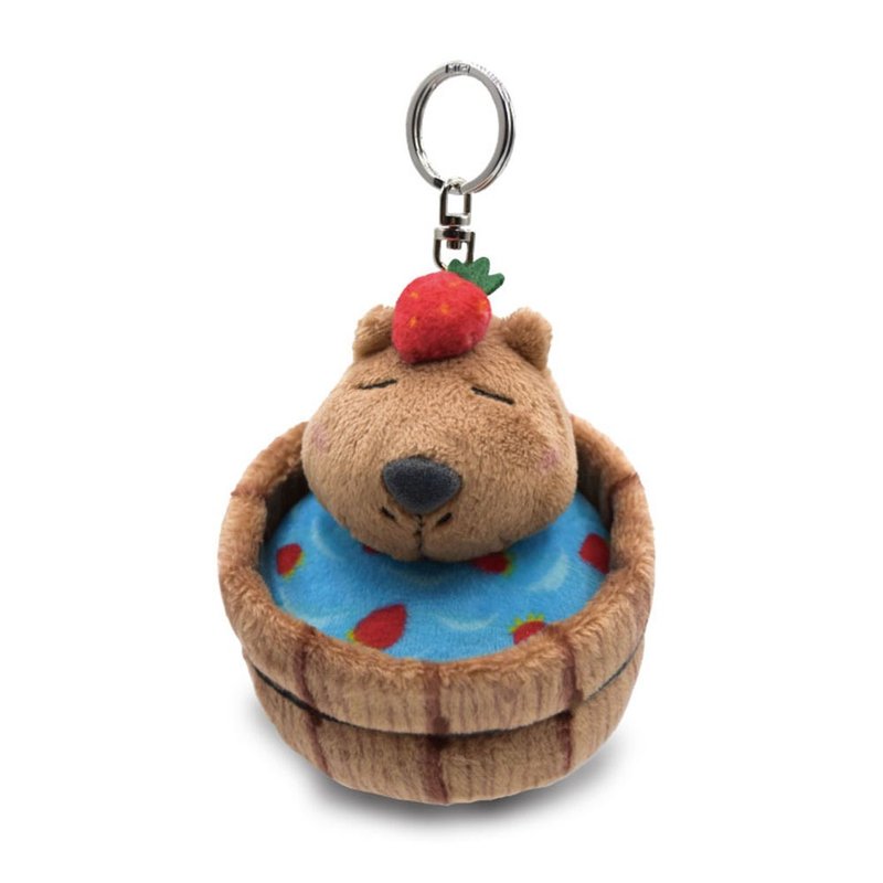 [Liofoo] Futun Hot Spring Key Ring Official Direct Sales 5.0 NICI Joint Christmas - Charms - Other Materials 