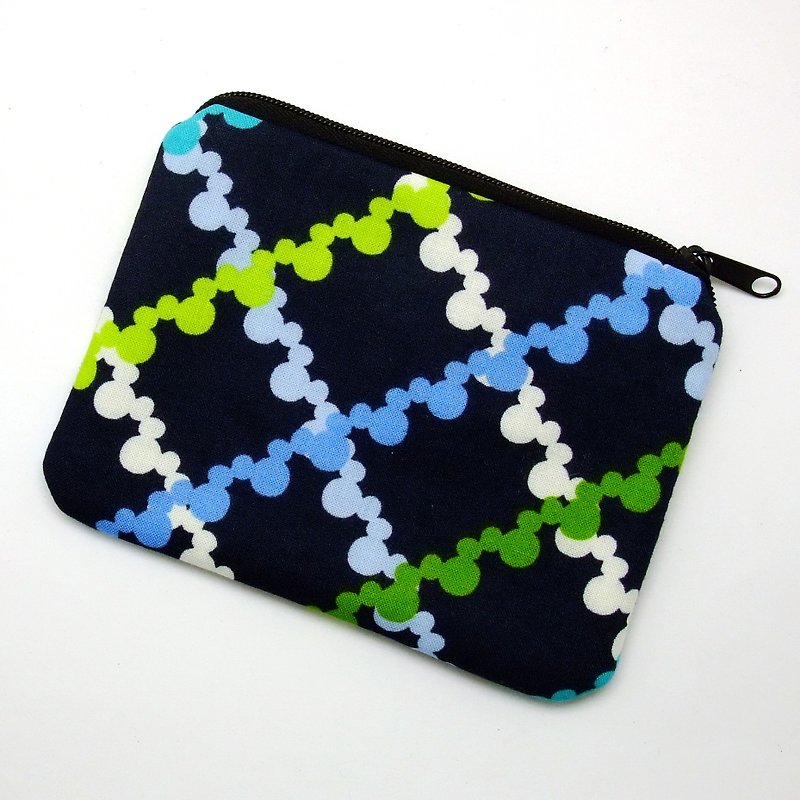 Zipper pouch / coin purse (padded) (ZS-199) - Coin Purses - Cotton & Hemp Multicolor