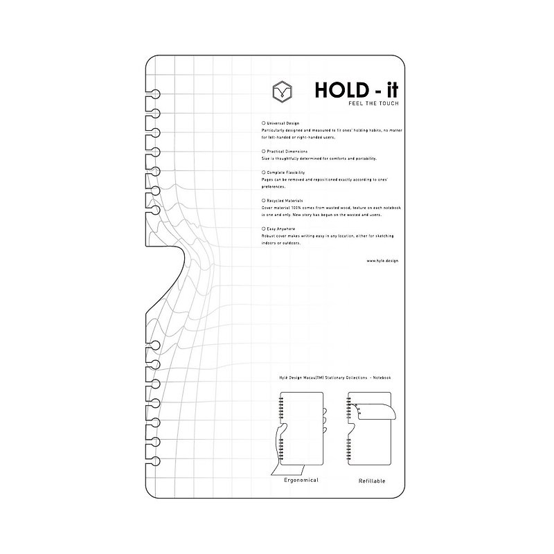 HOLD-it筆記本專用-補充內頁 | HOLD-it notebook-refill pad - 筆記簿/手帳 - 紙 
