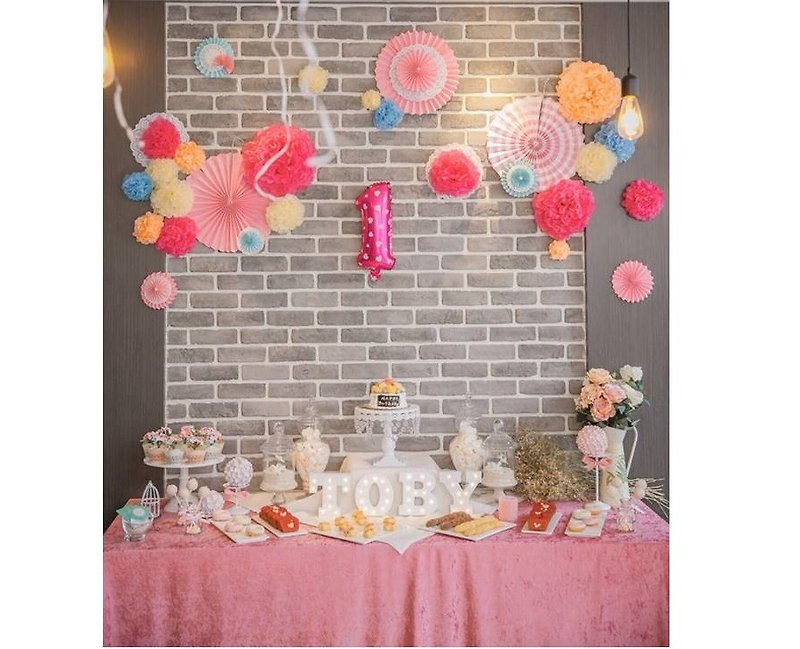 キャンディーバーフラワーパーティー/ベビーパーティー/ティーパーティーのデザートテーブル/オープニング - その他 - 食材 ピンク