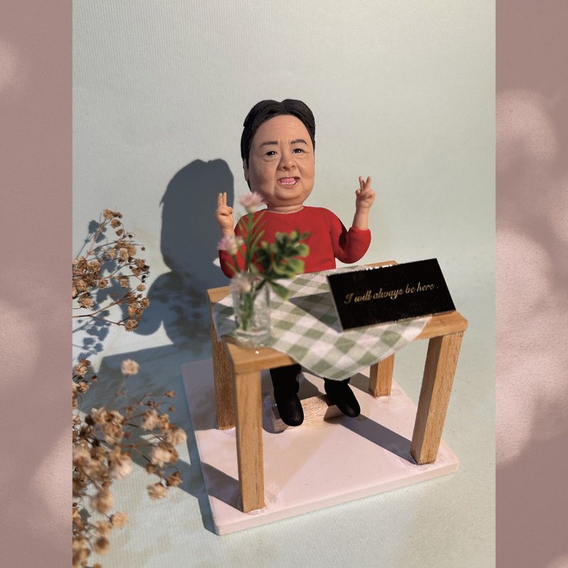 特殊訂製 客製化Q版公仔【需取得設計師估價、請勿直接下單】 - 公仔/玩偶 - 黏土 多色