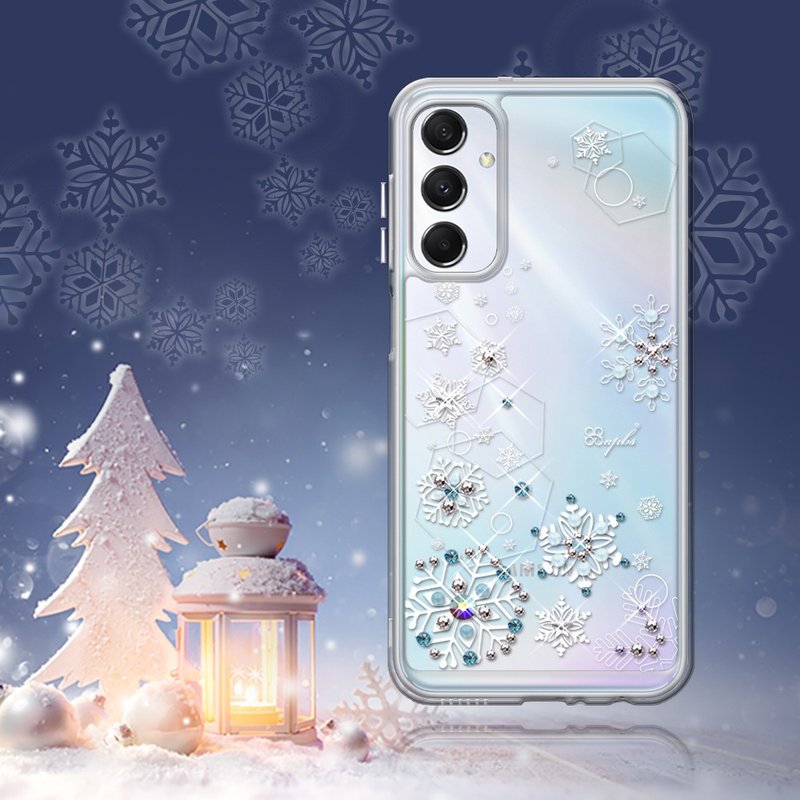 Samsung Galaxy A15/A25/A35/A55 Shockproof Dual Material Crystal Phone Case-Fengfeixue - เคส/ซองมือถือ - วัสดุอื่นๆ หลากหลายสี