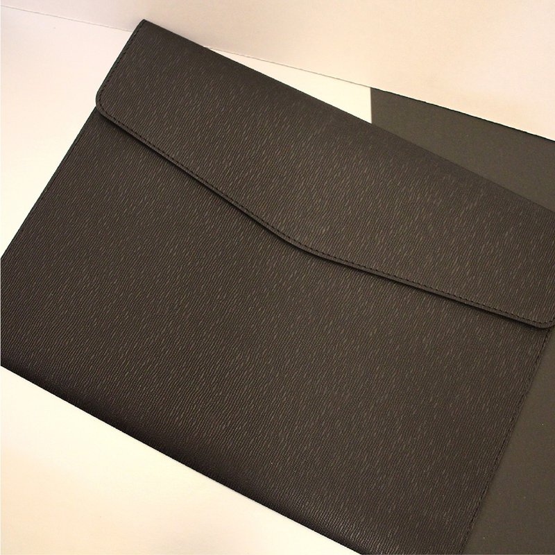 [Shi Design-Customized] Business single-layer leather briefcase/folder - Folders & Binders - Faux Leather 