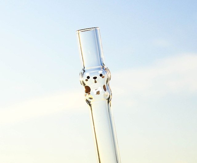 Cool cat shaped glass straw - Shop GOODGLAS Reusable Straws - Pinkoi